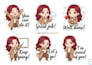 design cute winter teacher reward stickers and chibi